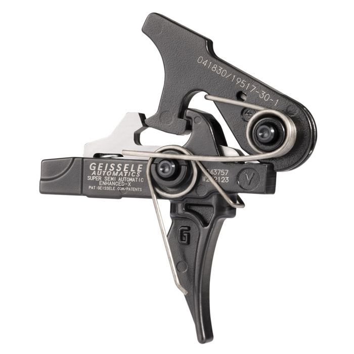 super-semi-automatic-enhanced-x-trigger-3-4-view Geissele Super Semi Aumtomatic trigger